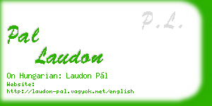 pal laudon business card