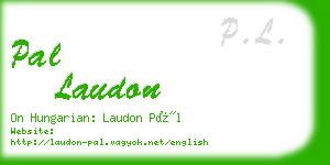 pal laudon business card
